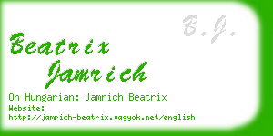 beatrix jamrich business card